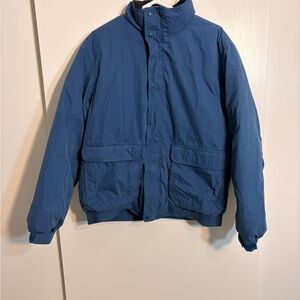Vintage LL Bean Jacket Men's Navy Blue Quilt Lined 0 BNJ4  size M